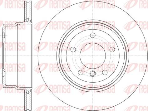 Remsa 61336.10 - Bremžu diski www.autospares.lv