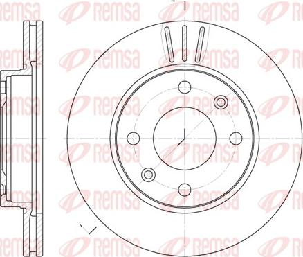 Remsa 6133.10 - Bremžu diski www.autospares.lv