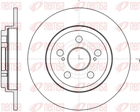 Remsa 61328.00 - Bremžu diski www.autospares.lv