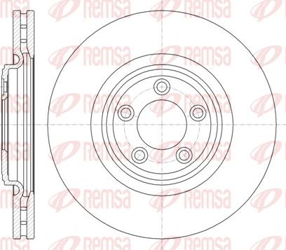 Remsa 61374.10 - Bremžu diski www.autospares.lv