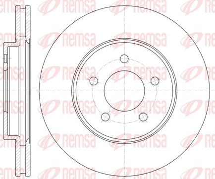 Remsa 61376.10 - Bremžu diski www.autospares.lv