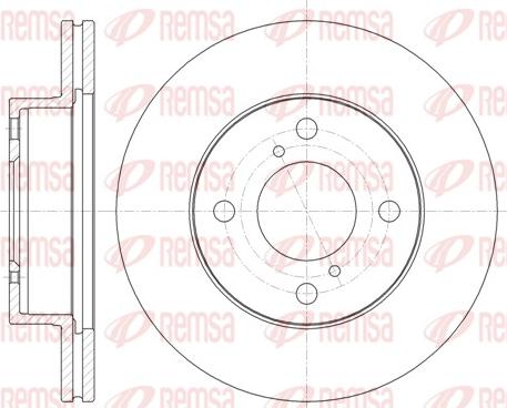 Remsa 61371.10 - Bremžu diski www.autospares.lv