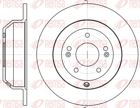 Remsa 61373.00 - Bremžu diski www.autospares.lv