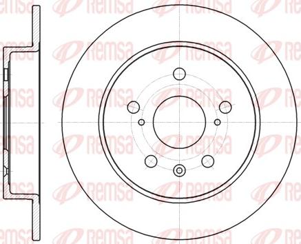 Remsa 61372.00 - Bremžu diski www.autospares.lv