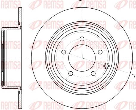 Remsa 61290.00 - Bremžu diski www.autospares.lv