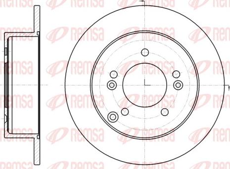 Remsa 61293.00 - Bremžu diski www.autospares.lv