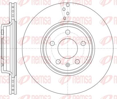 Remsa 61292.10 - Bremžu diski www.autospares.lv