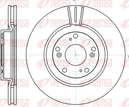 Remsa 61297.10 - Bremžu diski www.autospares.lv