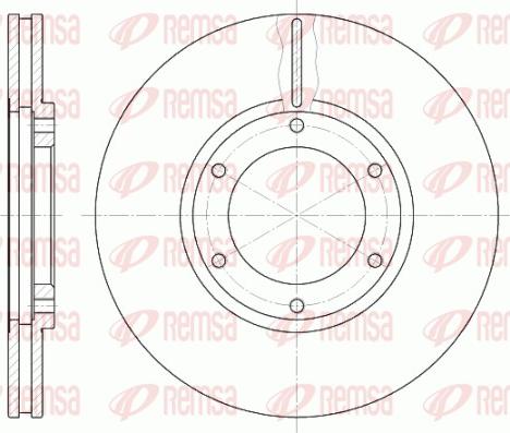 Remsa 61240.10 - Bremžu diski www.autospares.lv