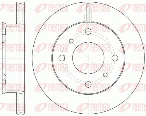 Remsa 61241.10 - Bremžu diski www.autospares.lv