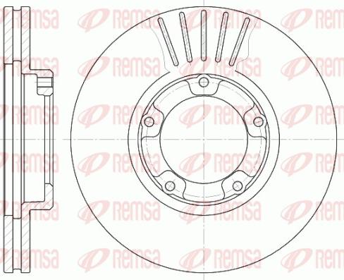 Remsa 61247.10 - Bremžu diski www.autospares.lv