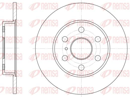 Remsa 61258.00 - Bremžu diski autospares.lv