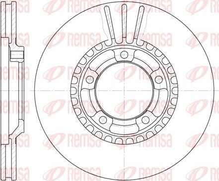 Remsa 61260.10 - Bremžu diski www.autospares.lv