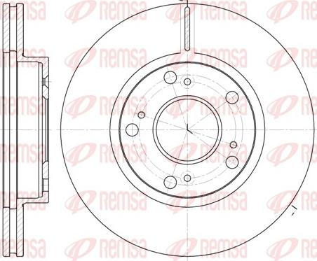 Remsa 61263.10 - Bremžu diski www.autospares.lv