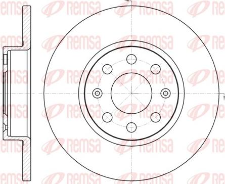 Remsa 61209.00 - Bremžu diski www.autospares.lv