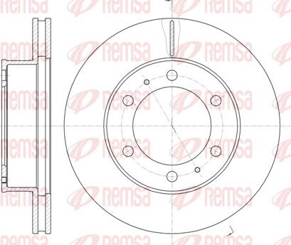 Remsa 61205.10 - Bremžu diski www.autospares.lv