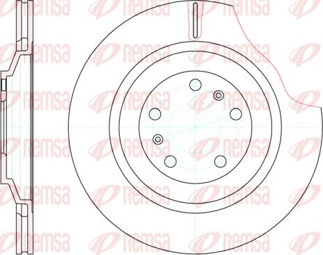 Remsa 61206.10 - Brake Disc www.autospares.lv