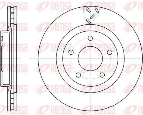 Remsa 61200.10 - Bremžu diski www.autospares.lv