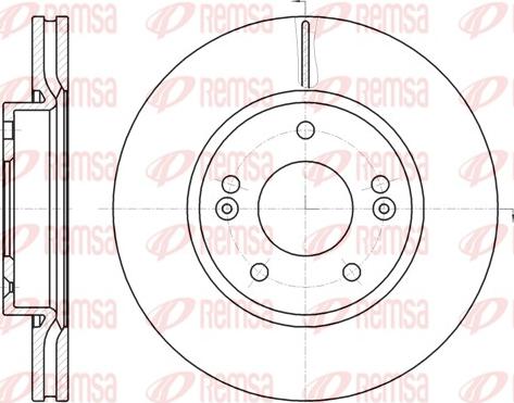 Remsa 61208.10 - Bremžu diski autospares.lv