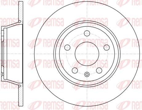 Remsa 61214.00 - Bremžu diski www.autospares.lv