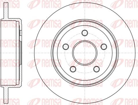 Remsa 61211.00 - Bremžu diski www.autospares.lv