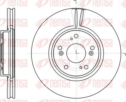 Remsa 61218.10 - Bremžu diski www.autospares.lv