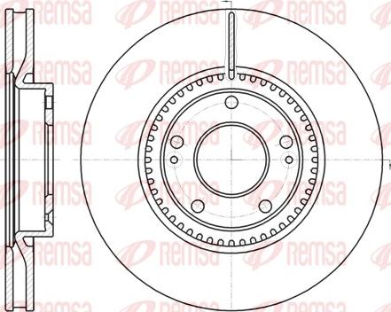 Remsa 61217.10 - Bremžu diski www.autospares.lv