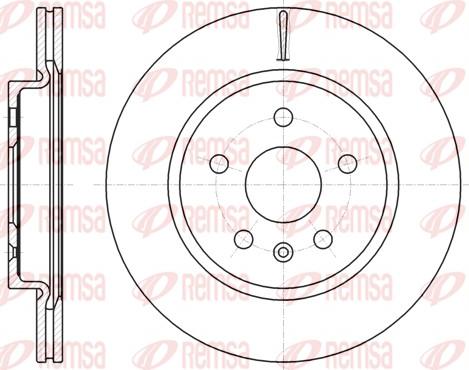 Remsa 61284.10 - Bremžu diski www.autospares.lv