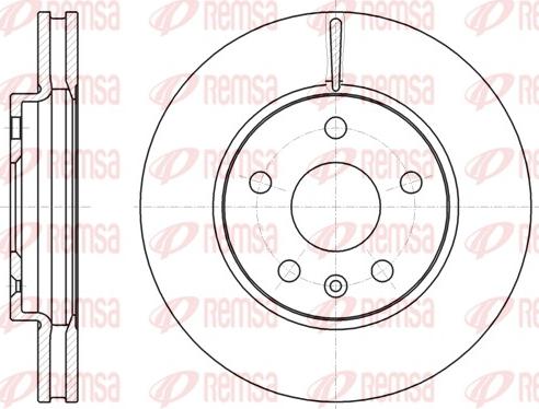 Remsa 61285.10 - Bremžu diski www.autospares.lv