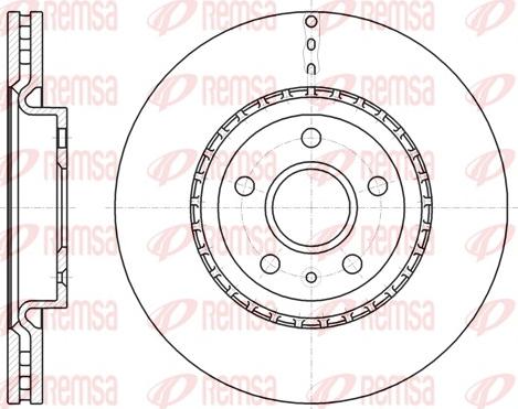 Remsa 61283.10 - Bremžu diski www.autospares.lv