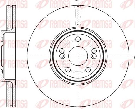 Remsa 61234.10 - Bremžu diski www.autospares.lv