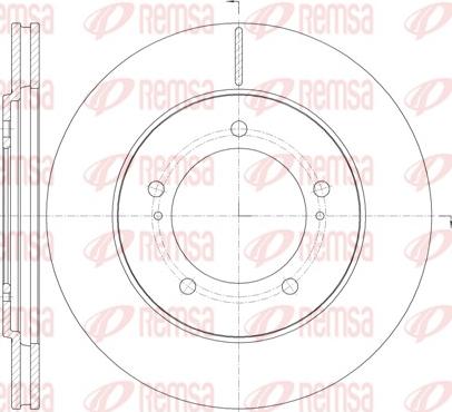 Remsa 61233.10 - Bremžu diski www.autospares.lv