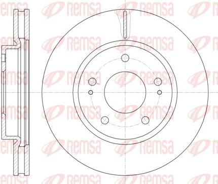 Remsa 61229.10 - Bremžu diski www.autospares.lv