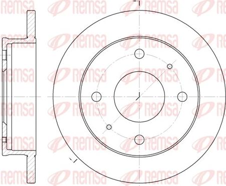 Remsa 61226.00 - Bremžu diski www.autospares.lv