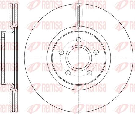 Remsa 61223.10 - Bremžu diski www.autospares.lv