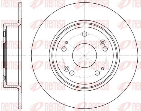 Remsa 61278.00 - Bremžu diski www.autospares.lv