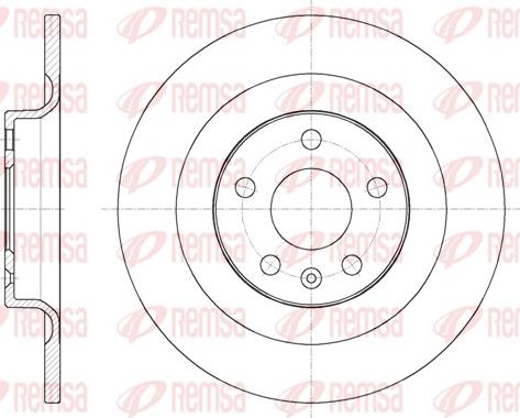 Remsa 61796.00 - Bremžu diski www.autospares.lv