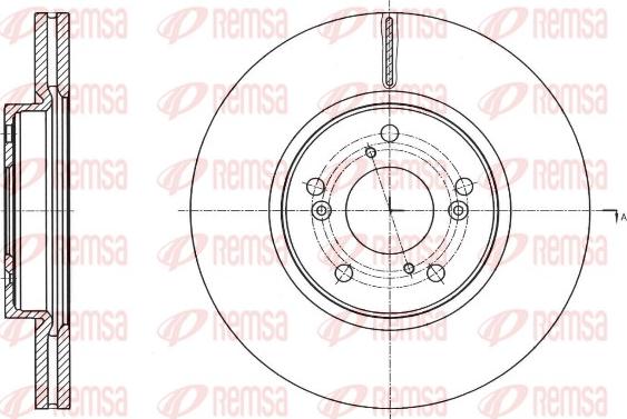 Remsa 61754.10 - Bremžu diski www.autospares.lv