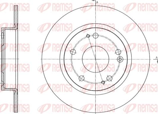 Remsa 61756.00 - Bremžu diski www.autospares.lv