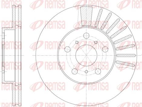 Remsa 6170.10 - Bremžu diski www.autospares.lv