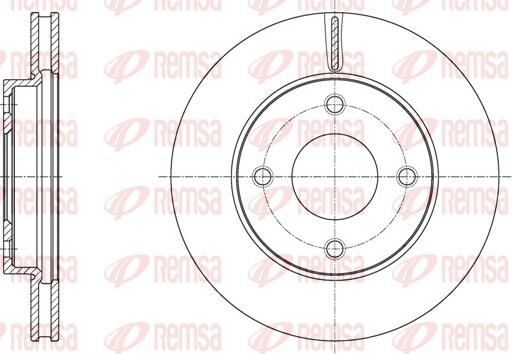 Remsa 61716.10 - Bremžu diski www.autospares.lv