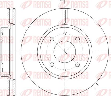 Remsa 6890.10 - Bremžu diski www.autospares.lv