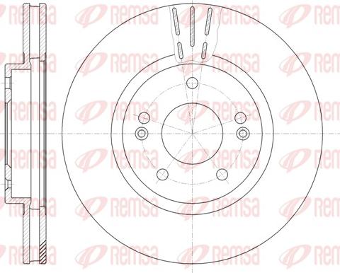 Remsa 6897.10 - Bremžu diski www.autospares.lv