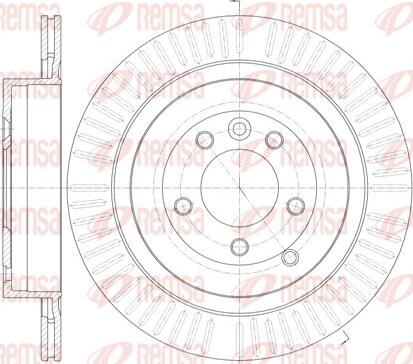 Remsa 6849.10 - Bremžu diski www.autospares.lv