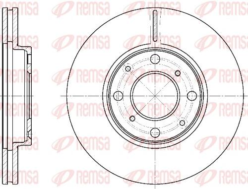 Remsa 6844.10 - Bremžu diski www.autospares.lv