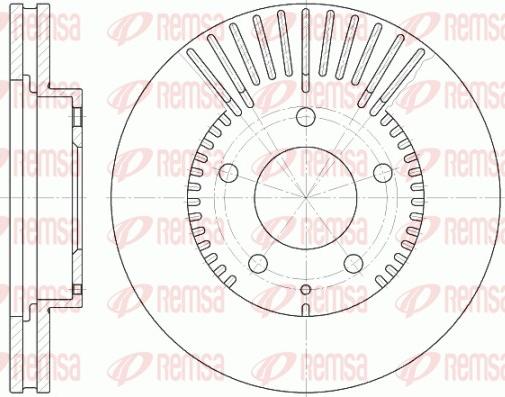 Remsa 6840.10 - Bremžu diski www.autospares.lv