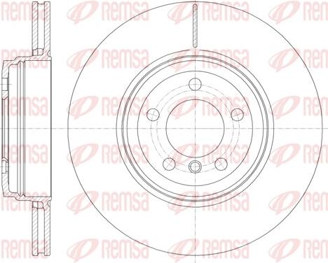 Remsa 6852.10 - Bremžu diski www.autospares.lv