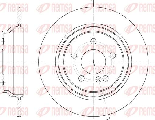 Remsa 6864.00 - Bremžu diski www.autospares.lv