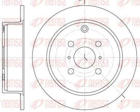 Remsa 6805.00 - Bremžu diski www.autospares.lv