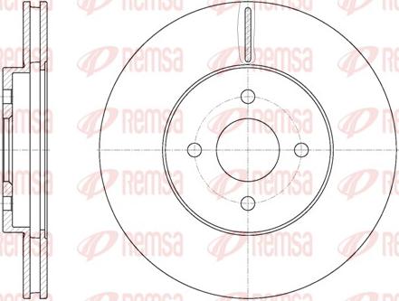 Remsa 6806.10 - Bremžu diski www.autospares.lv